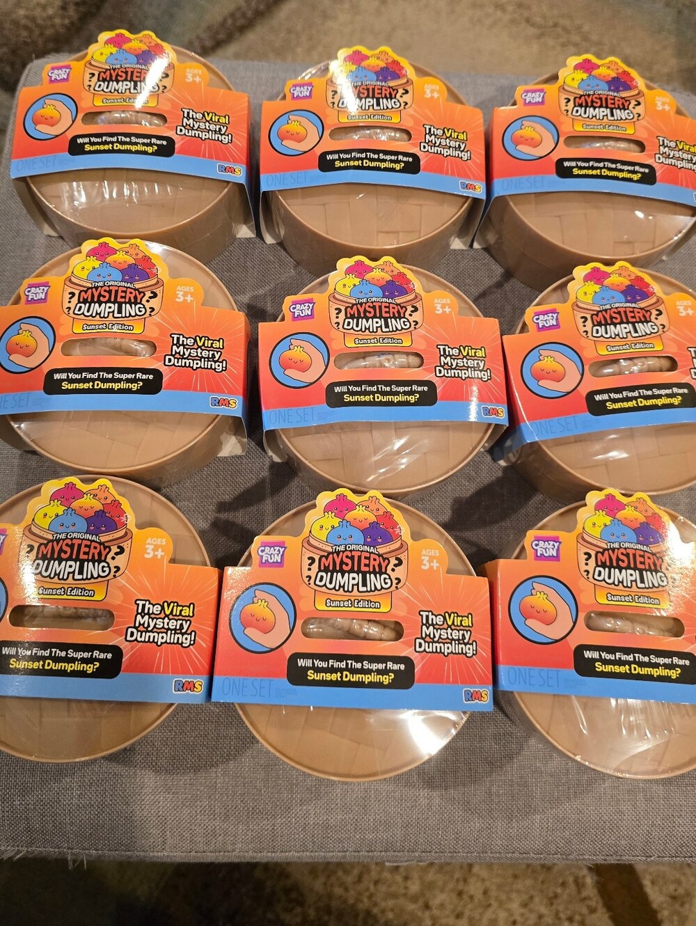 1-Mystery Dumpling Sunset Edition, 9 Available, Price Is For 1 Dumpling
